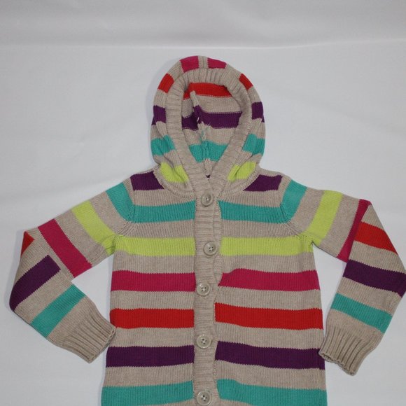 GYMBOREE GIRL SWEATER DRESS MULTICOLOR - M(7-8) - Picture 2 of 8